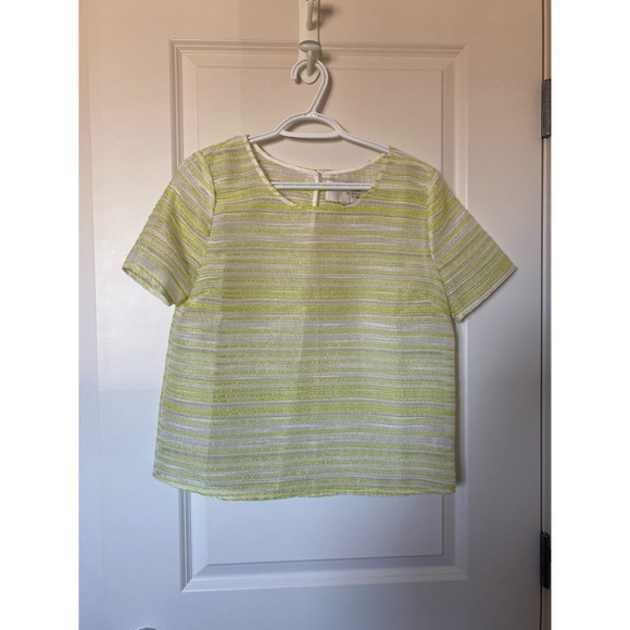 J.O.A. Boxy Stripped Stitched Top - Picture 2 of 5